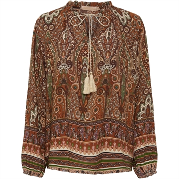 Marta Du Chateau Blouse 5019 Tabacco skjorte